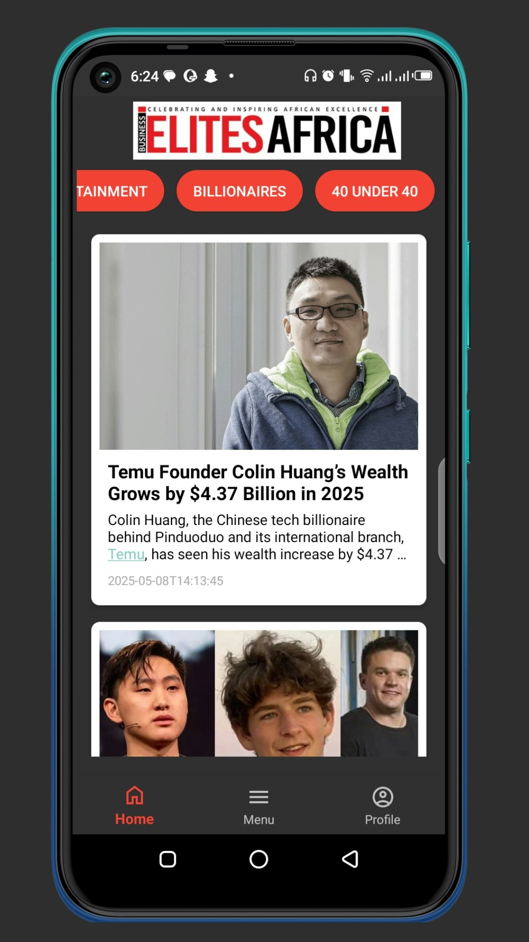 Business Elites Africa News App - Африканское новостное приложение № 1-Daily Insights, обновления в реальном времени медиа 5