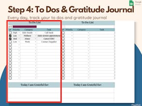 2025 Weekly Planner Google Sheets gallery image