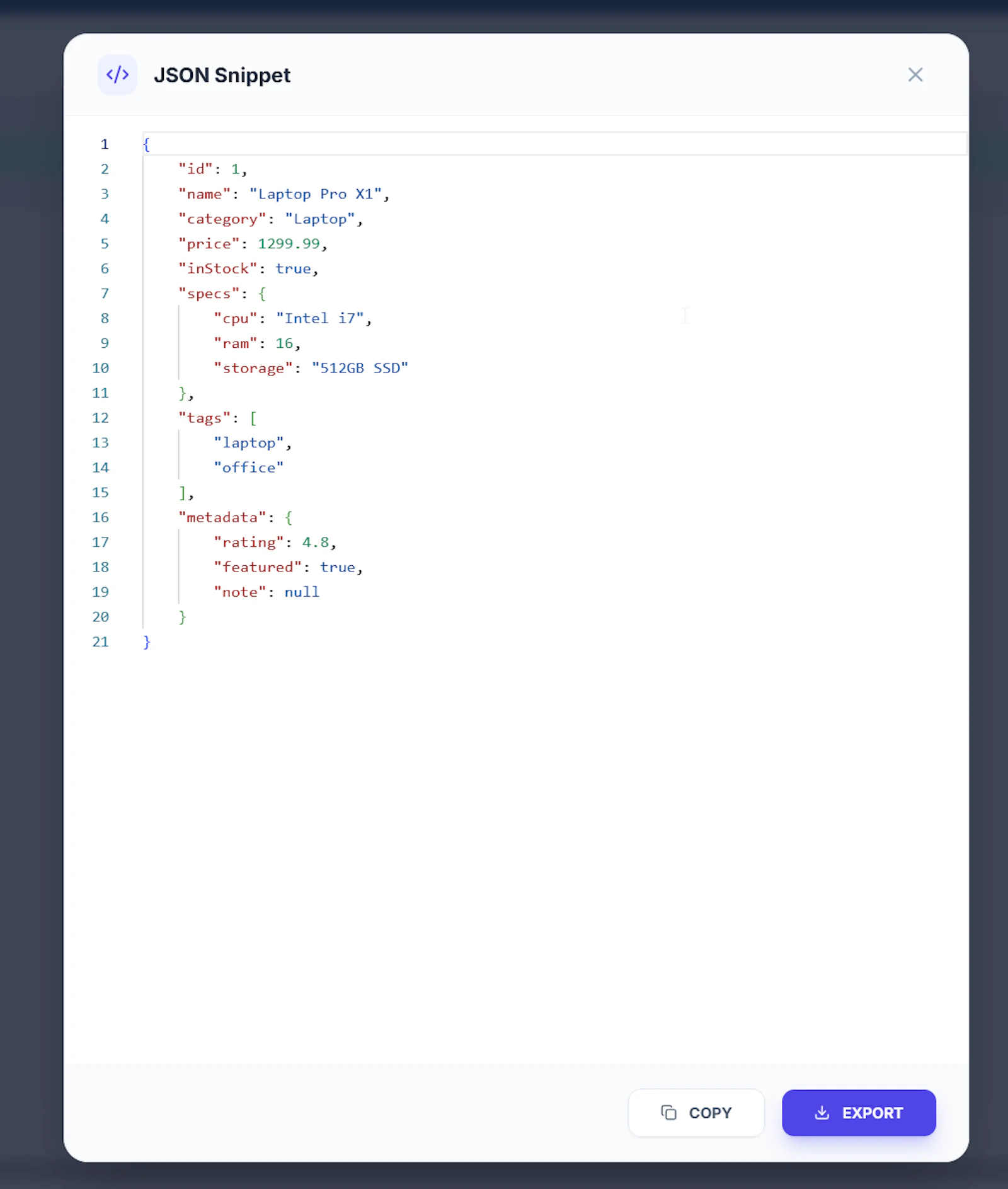 Json To Grid screenshot 4