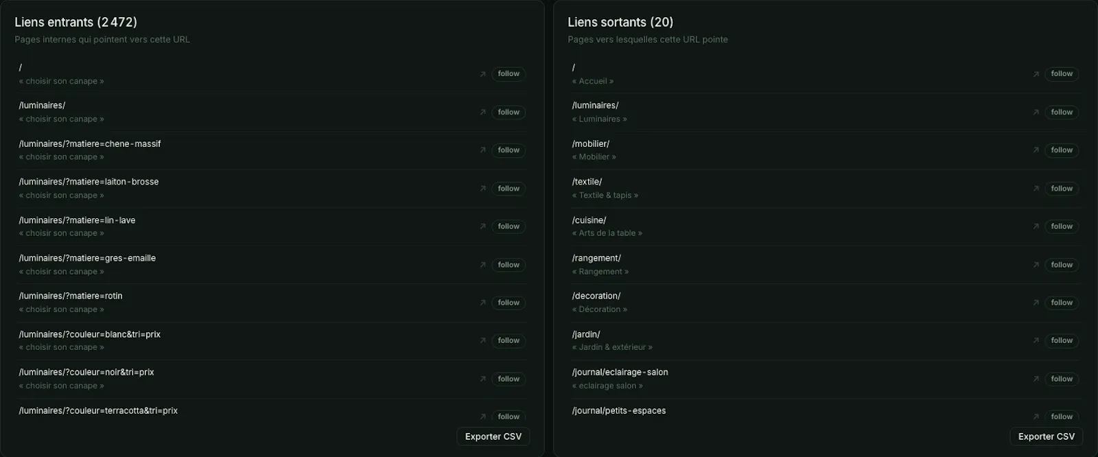 Crawloscope screenshot 5