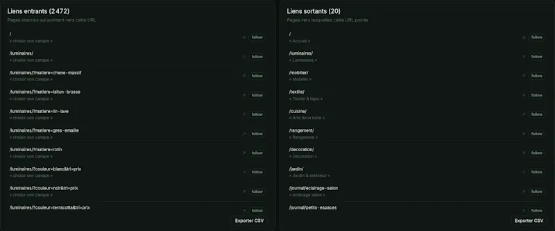 Crawloscope screenshot 5