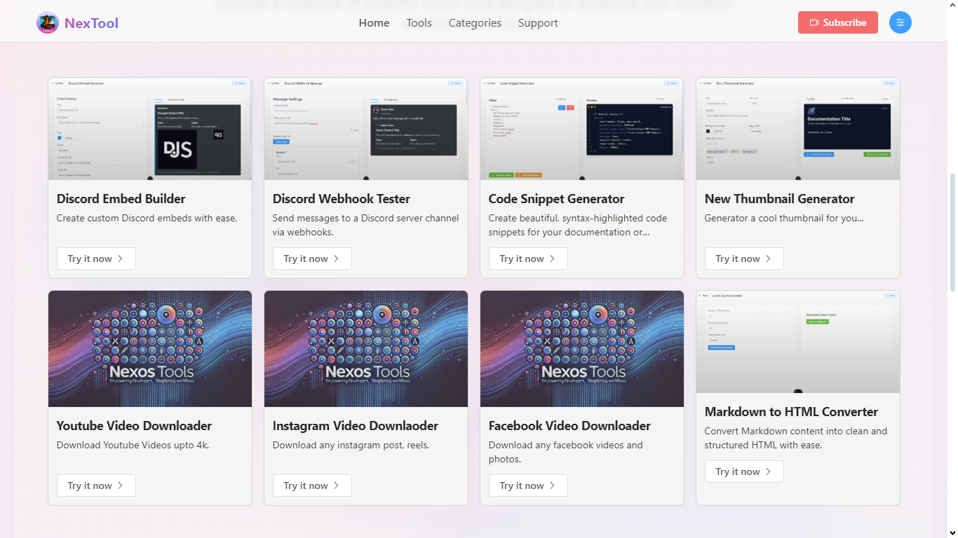 Nexos Tools - Powerful online utilities for developers and marketers media 2
