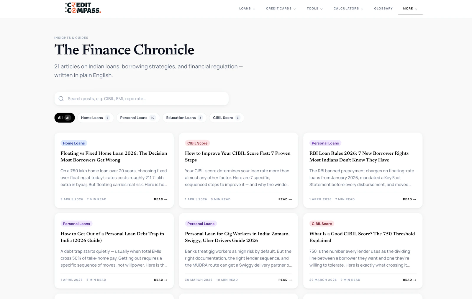 The Credit Compass screenshot 4