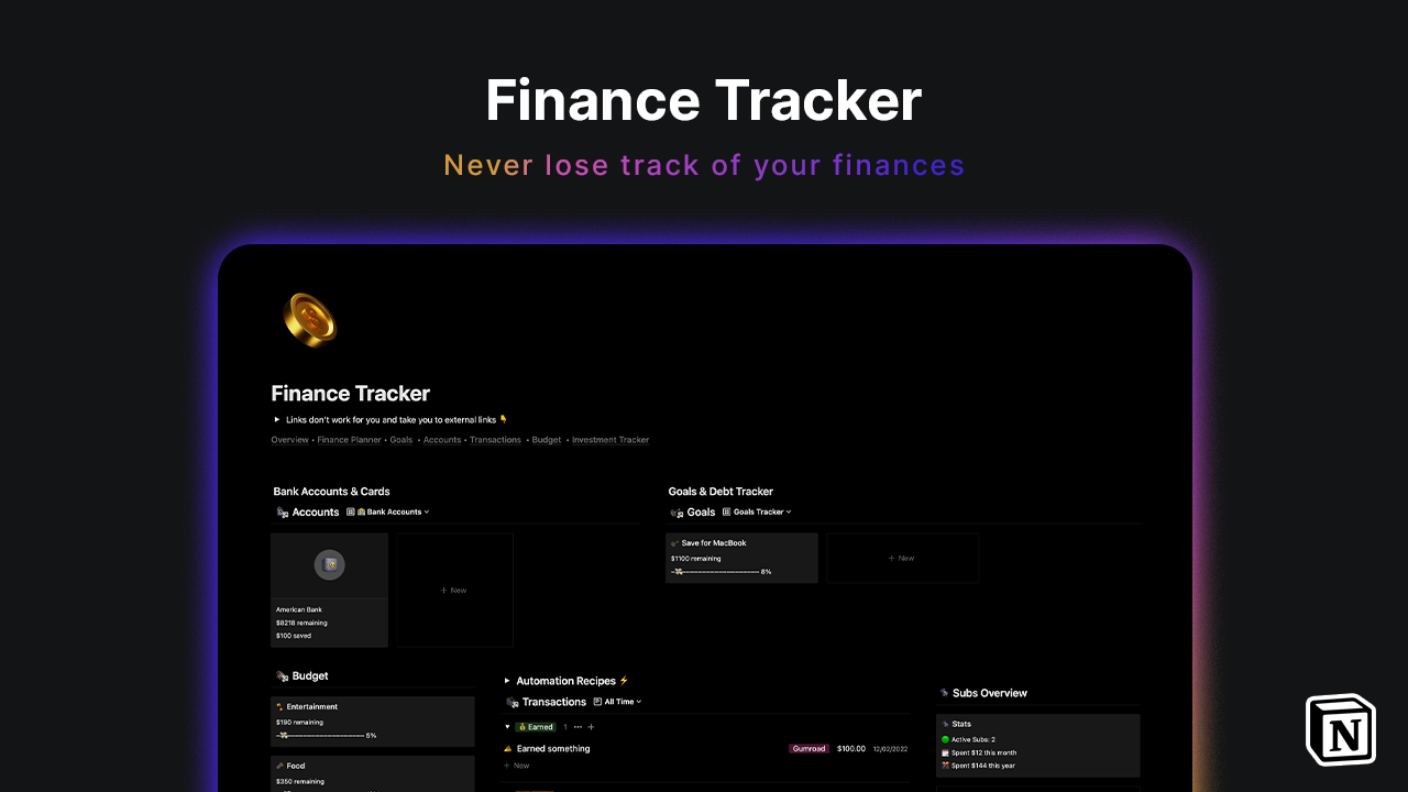 Smart Finance Tracker gallery image
