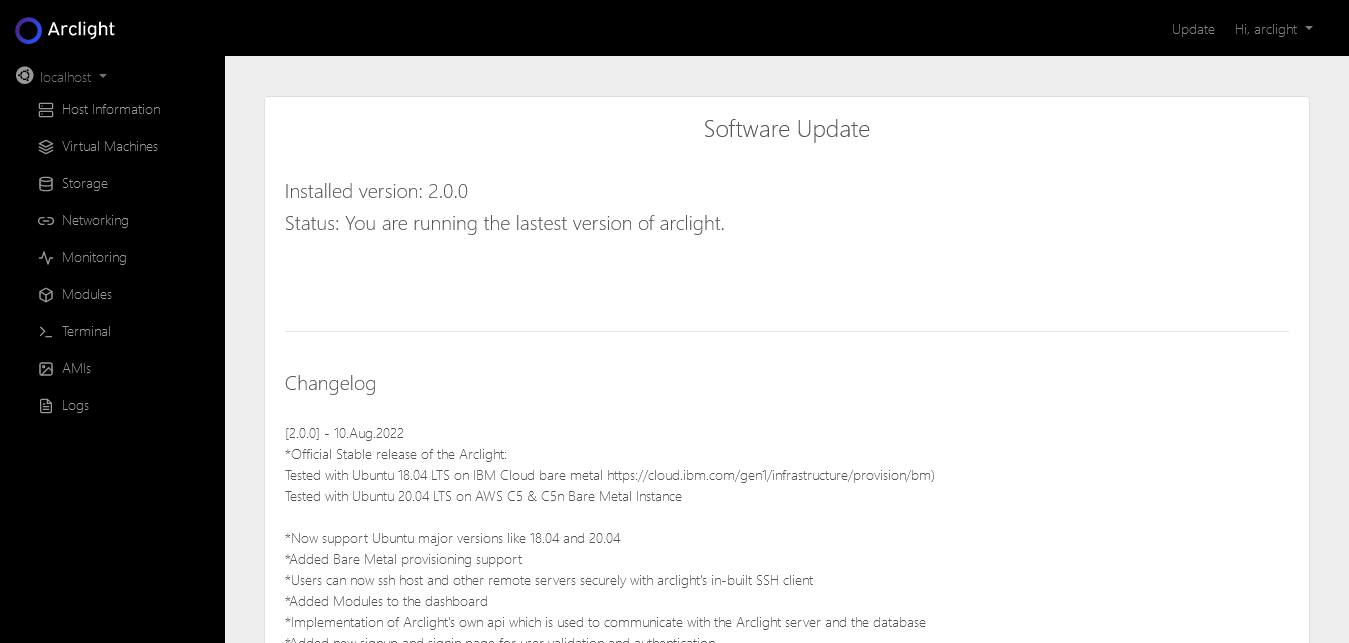 arclight - オープンソースサーバー仮想化管理ソリューションメディア5