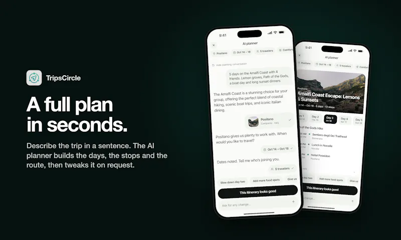 TripsCircle screenshot 2