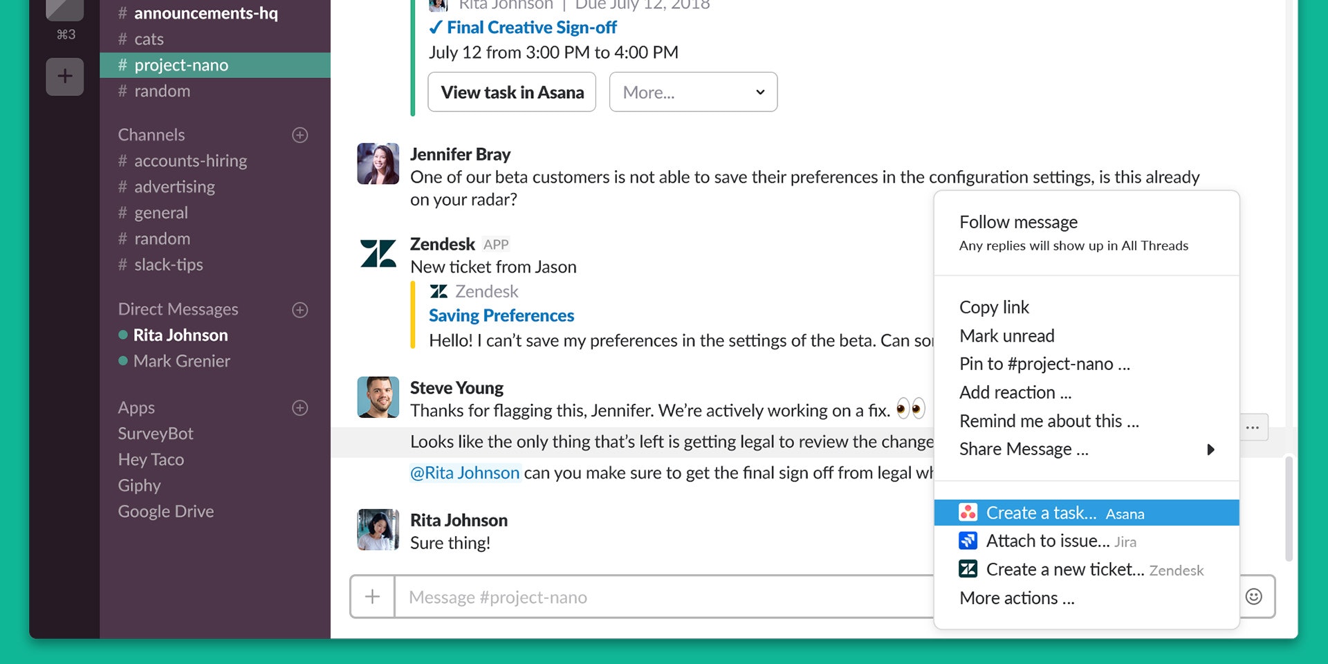 slack