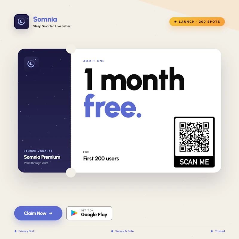 Somnia — AI Sleep Monitor, Tracker  screenshot 3