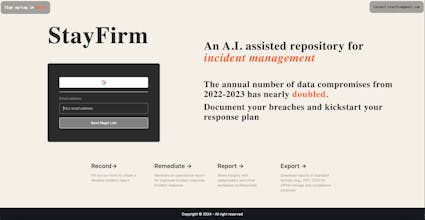 stayfirm.io gallery image