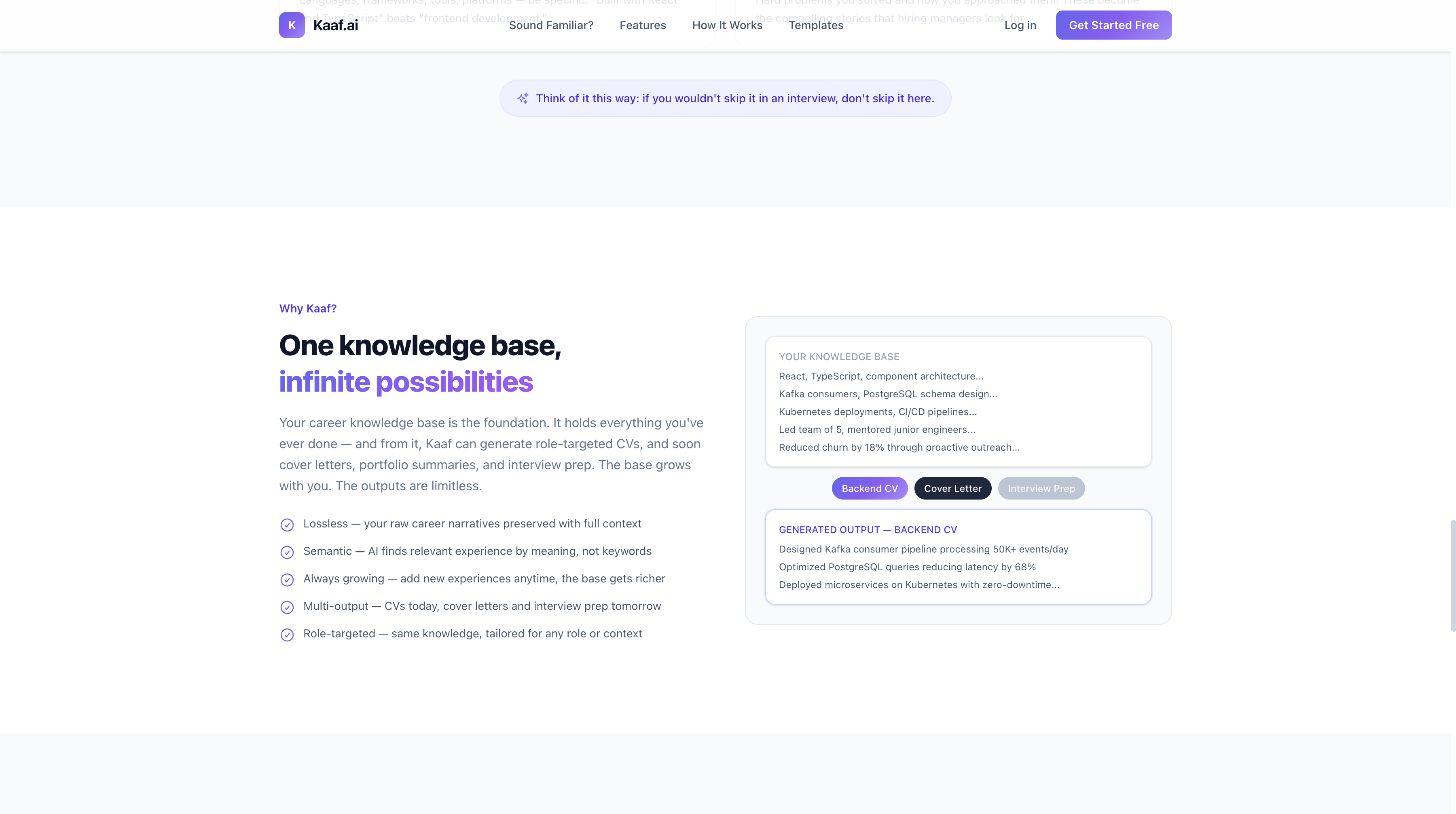 Kaaf — Career Knowledge Base gallery image
