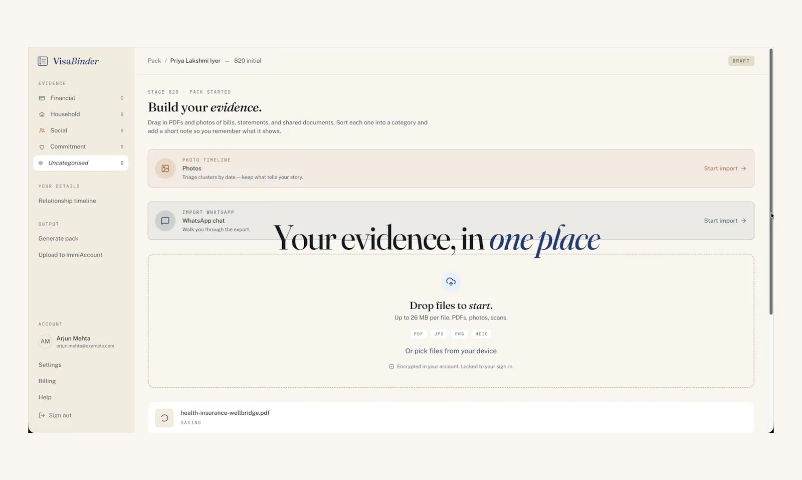 VisaBinder screenshot 7