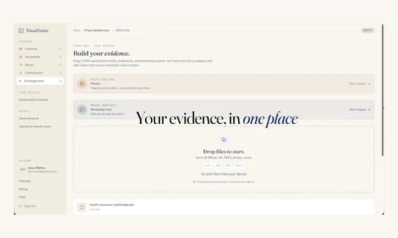 VisaBinder screenshot 7