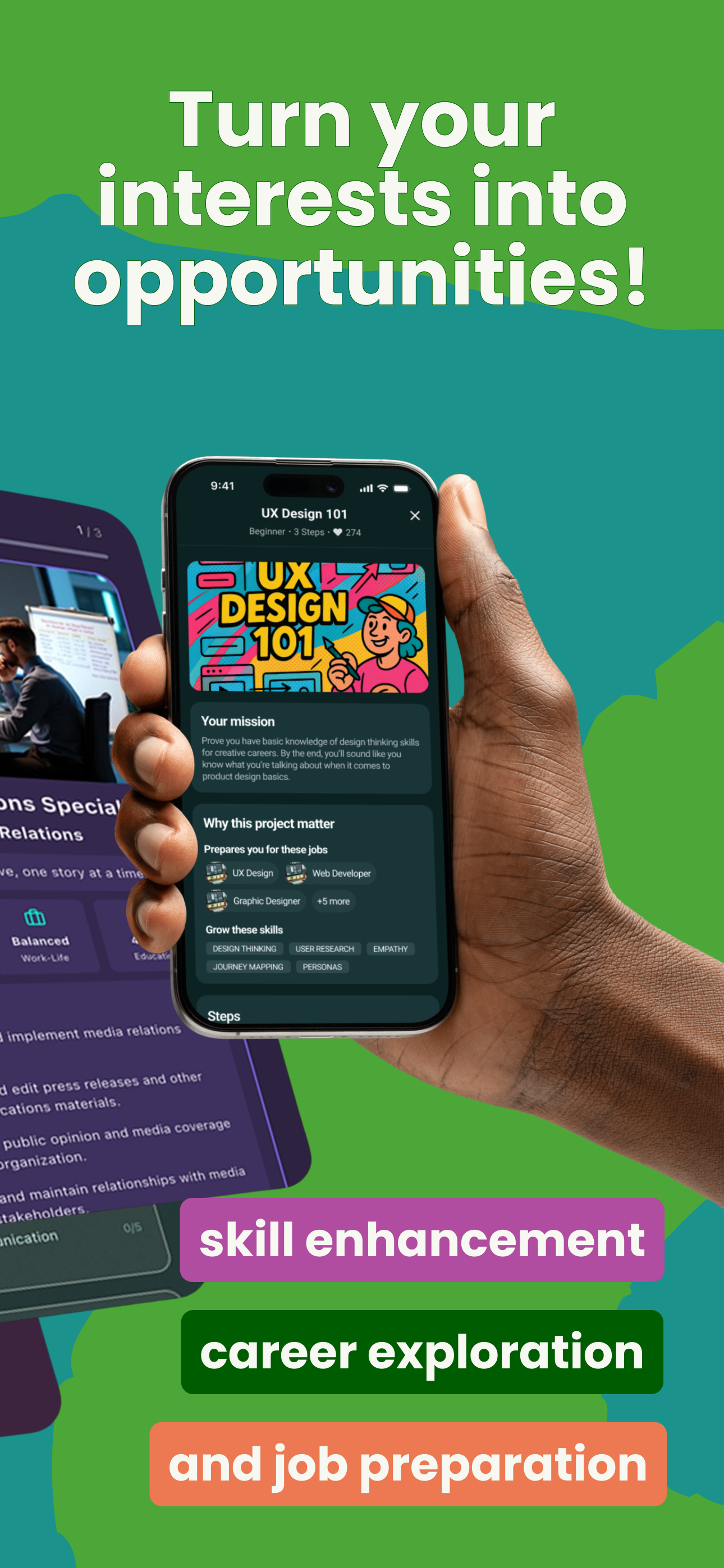 Média Vici Career Readiness App - Designed to launch young adults' professional journey. 1