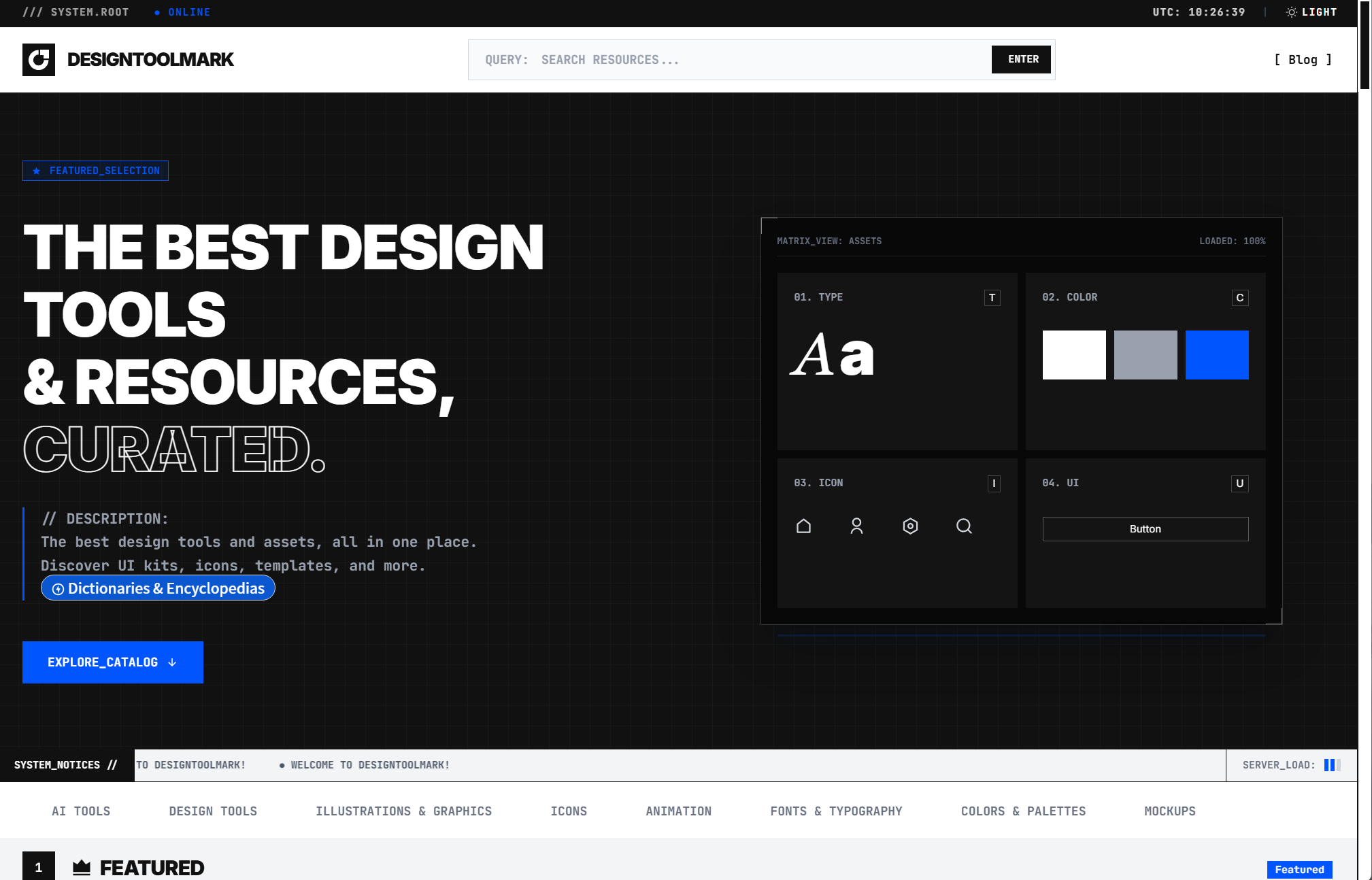 Design Tool Mark - Main product screenshot demonstrating key features and user interface