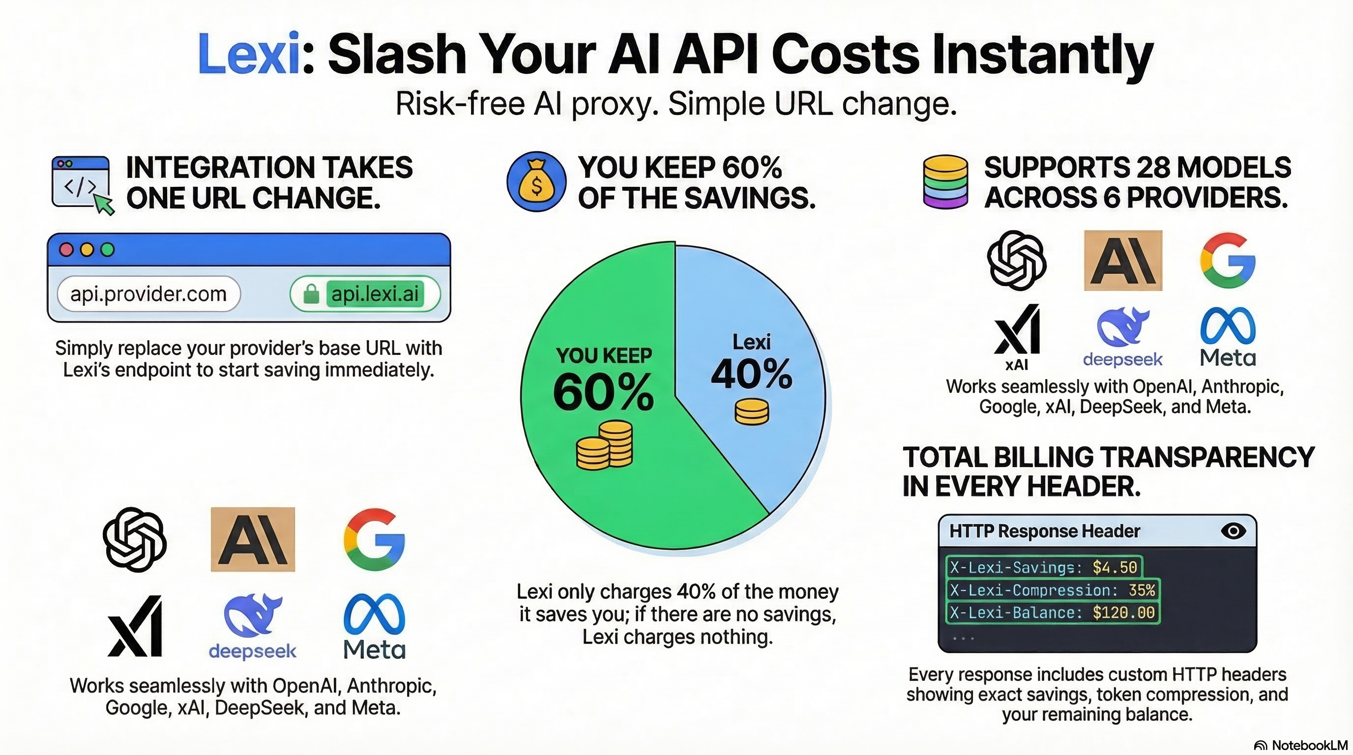 Lexi - Your AI API bill, but smaller media 4