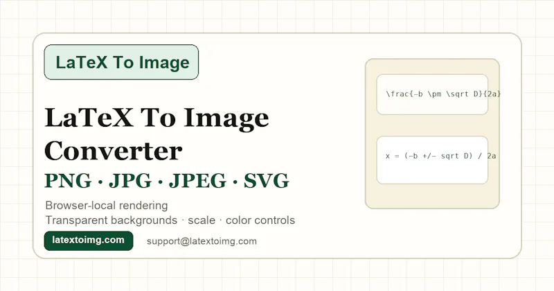 LaTeX To Image screenshot 4