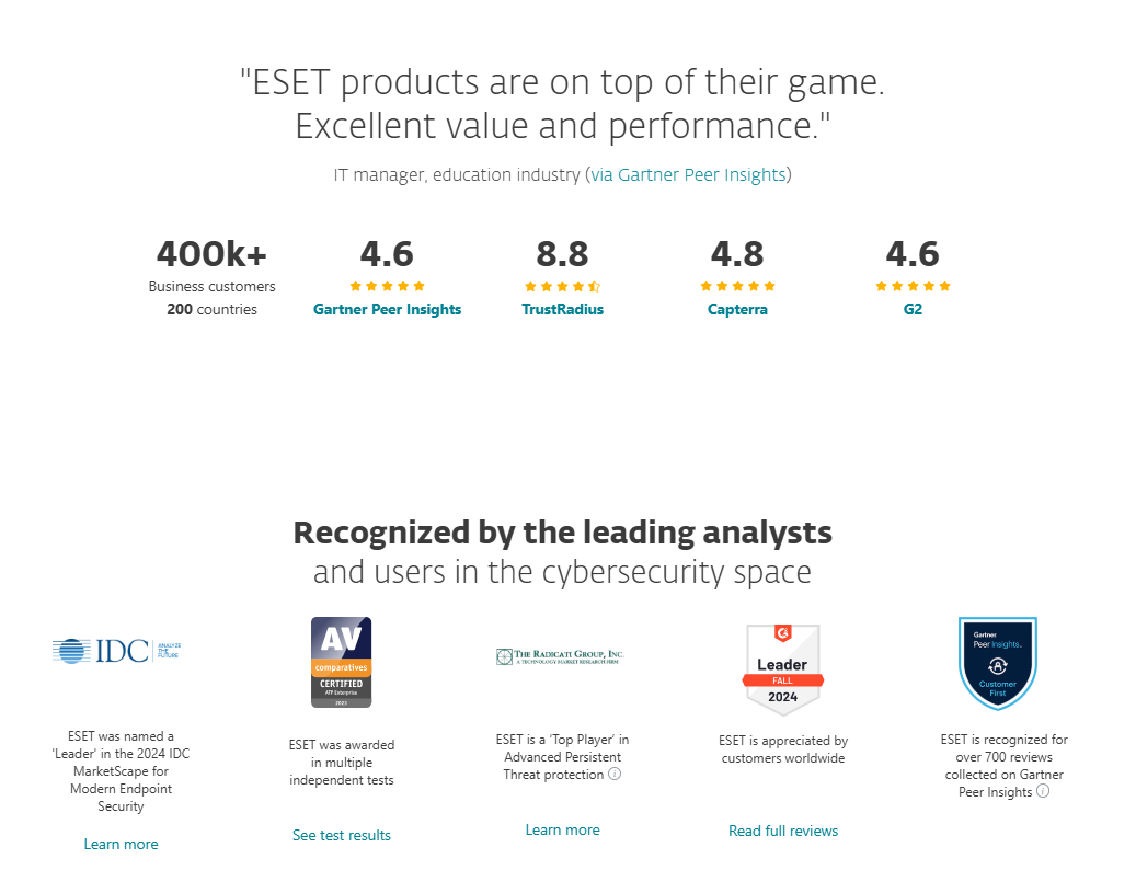 ESET Beschermt Advanced media 8