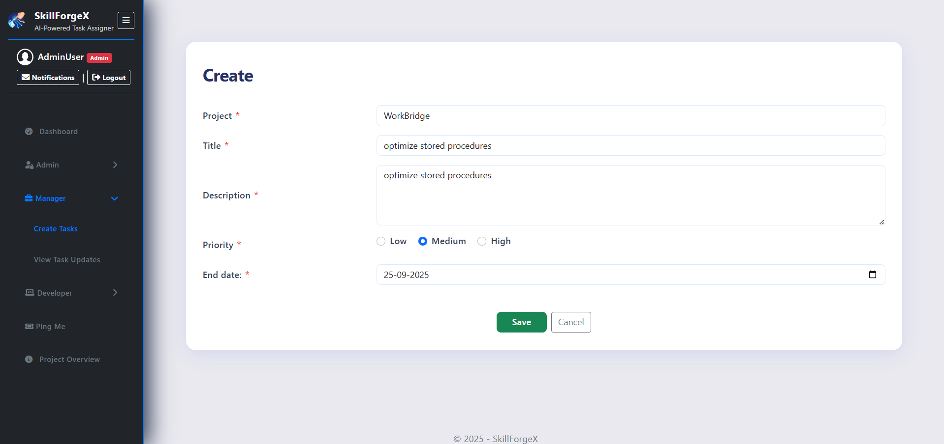 SkillForgeX gallery image