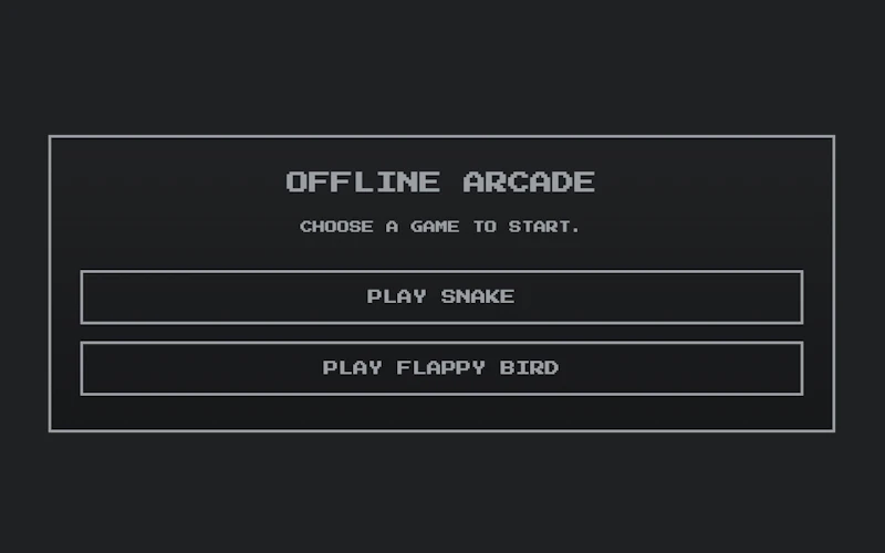 Offline Arcade screenshot 1