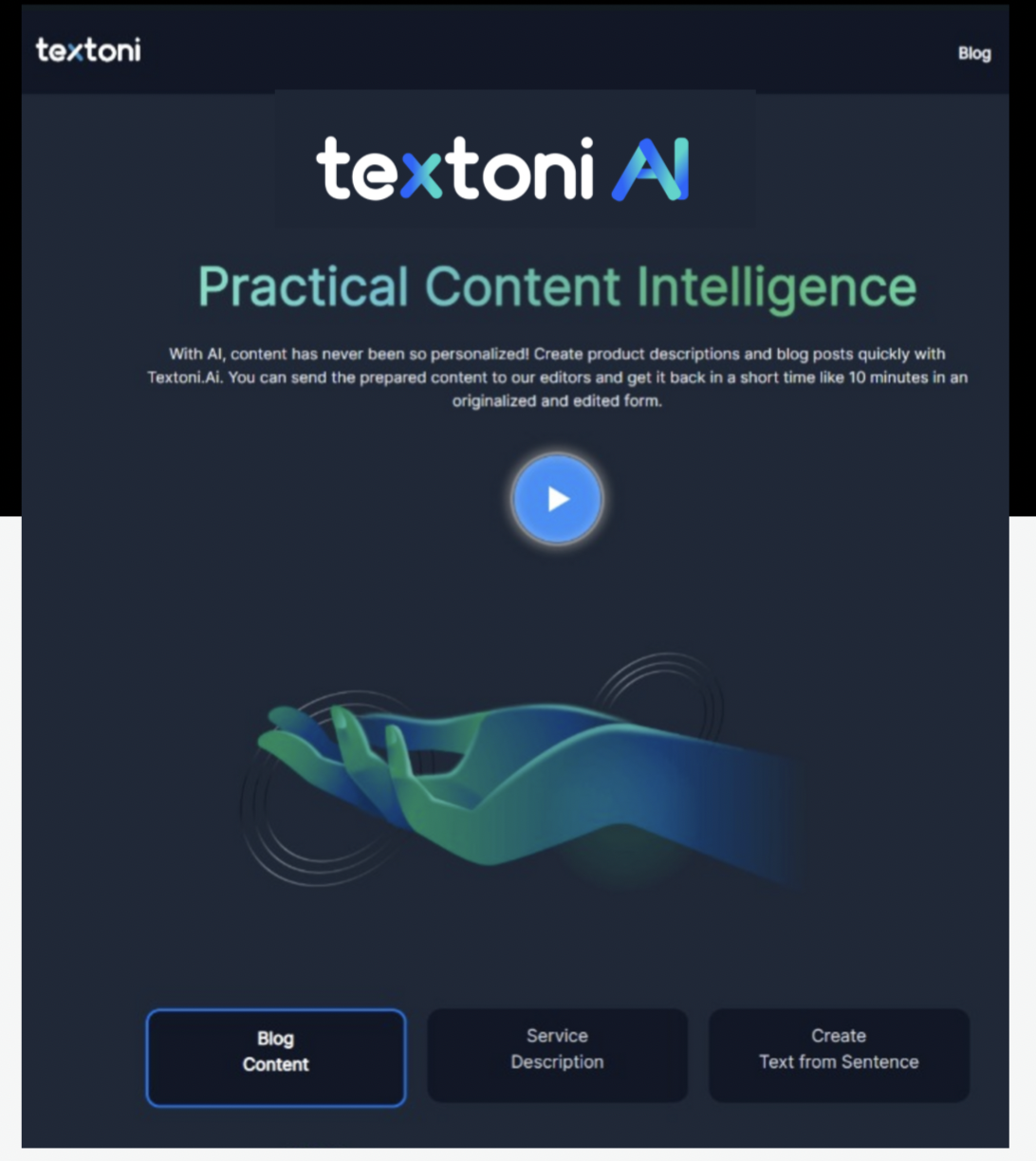 Textoni Ai - Practical content intelligence media 3