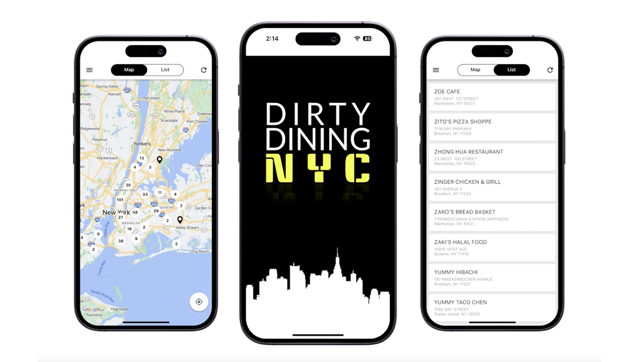 더러운 식당 NYC 앱 - 당신이 가기 전에 알고 있습니다 미디어 3