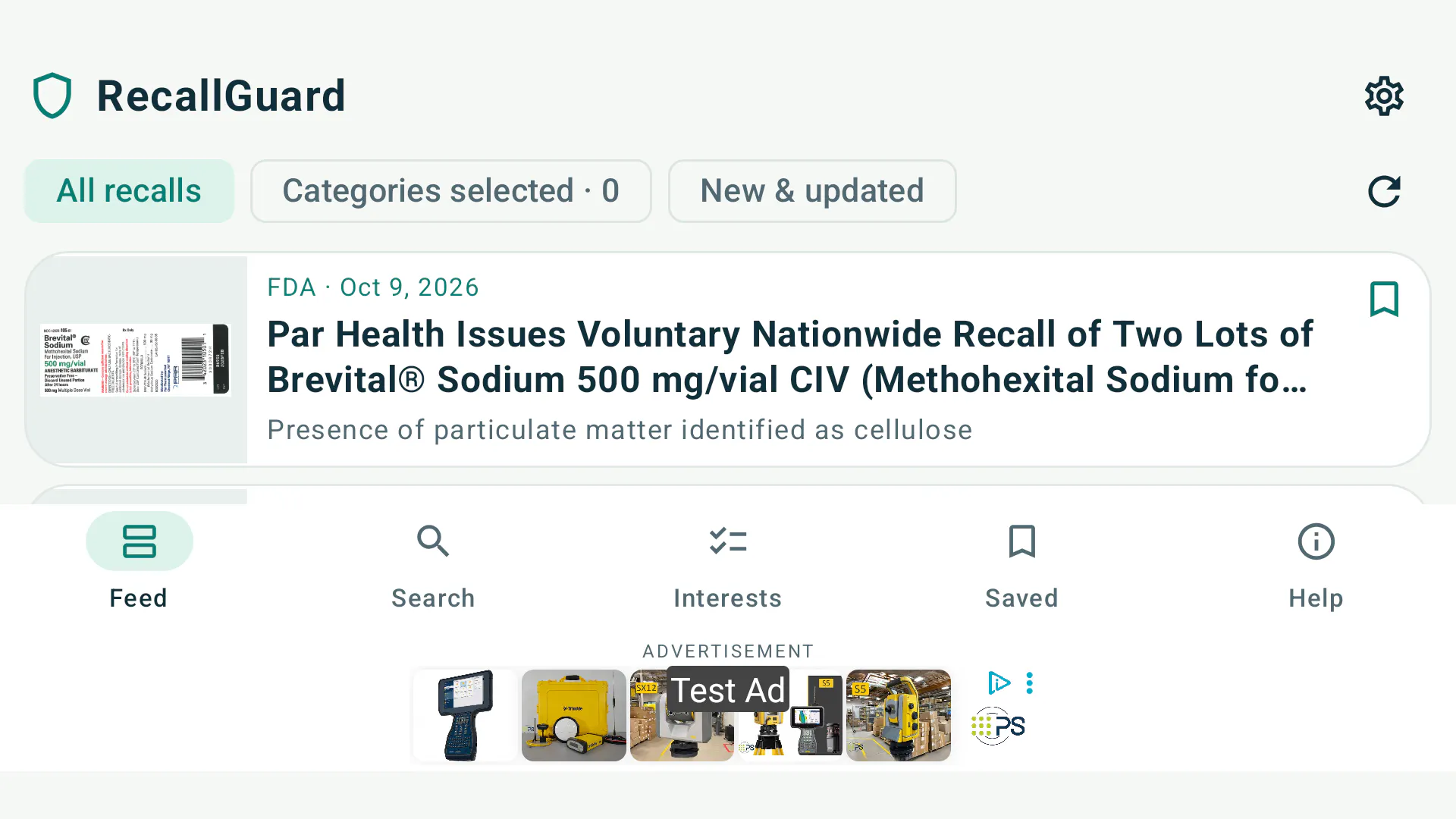 RecallGuard: Product Recalls + Scanning gallery image