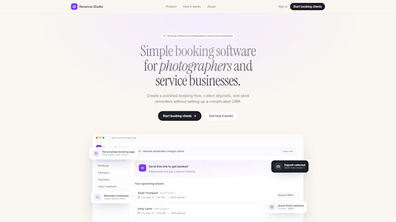Revenue Studio screenshot 1