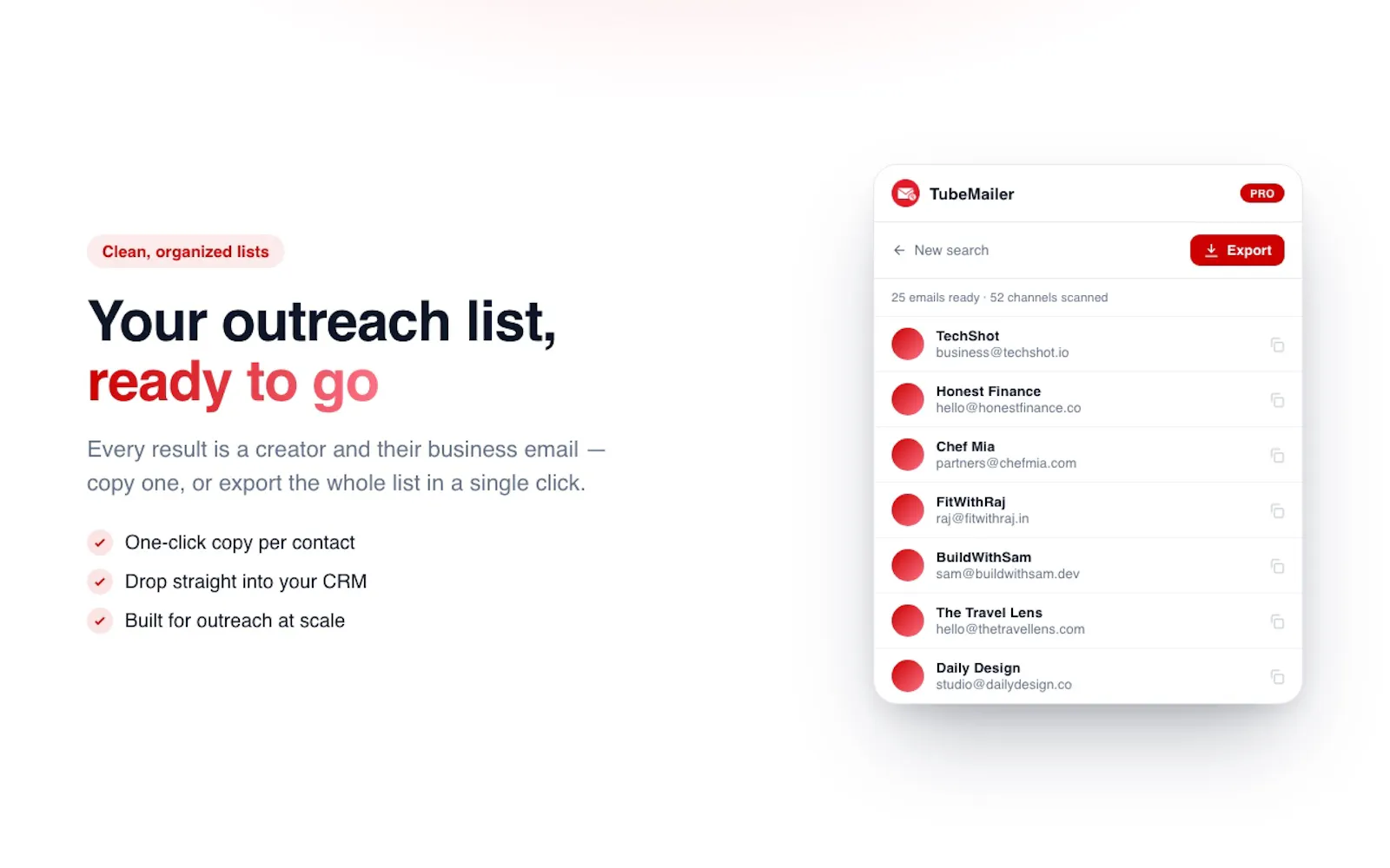 TubeMailer screenshot 3