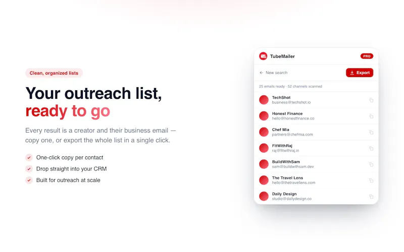 TubeMailer screenshot 3