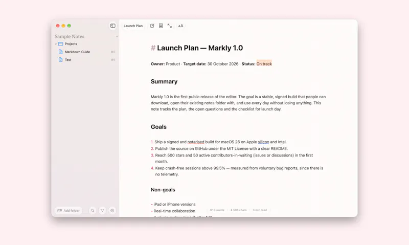 Markly screenshot 3
