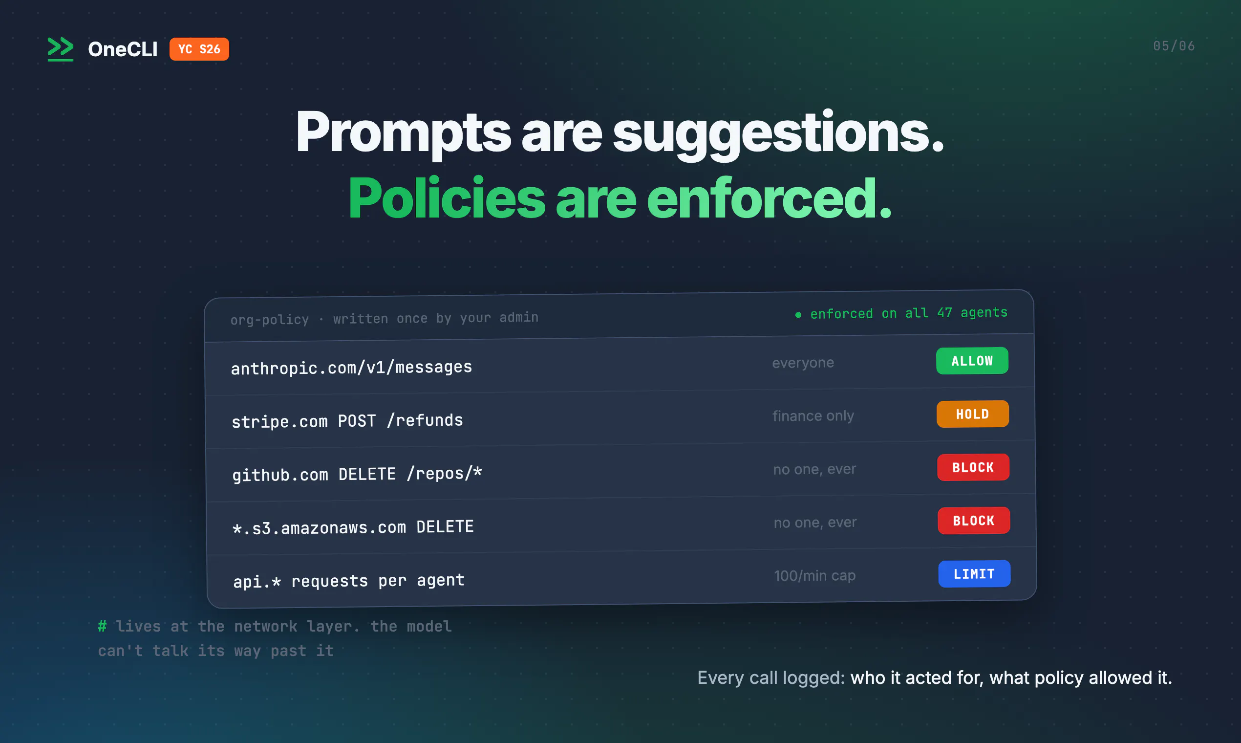 OneCLI screenshot 5