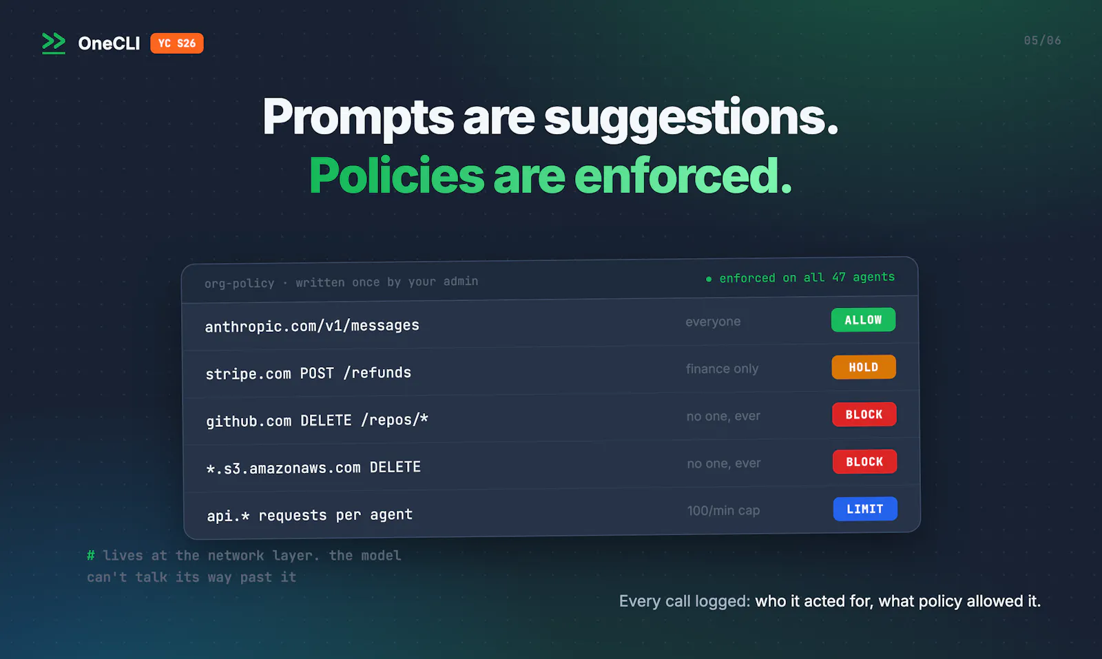 OneCLI screenshot 6