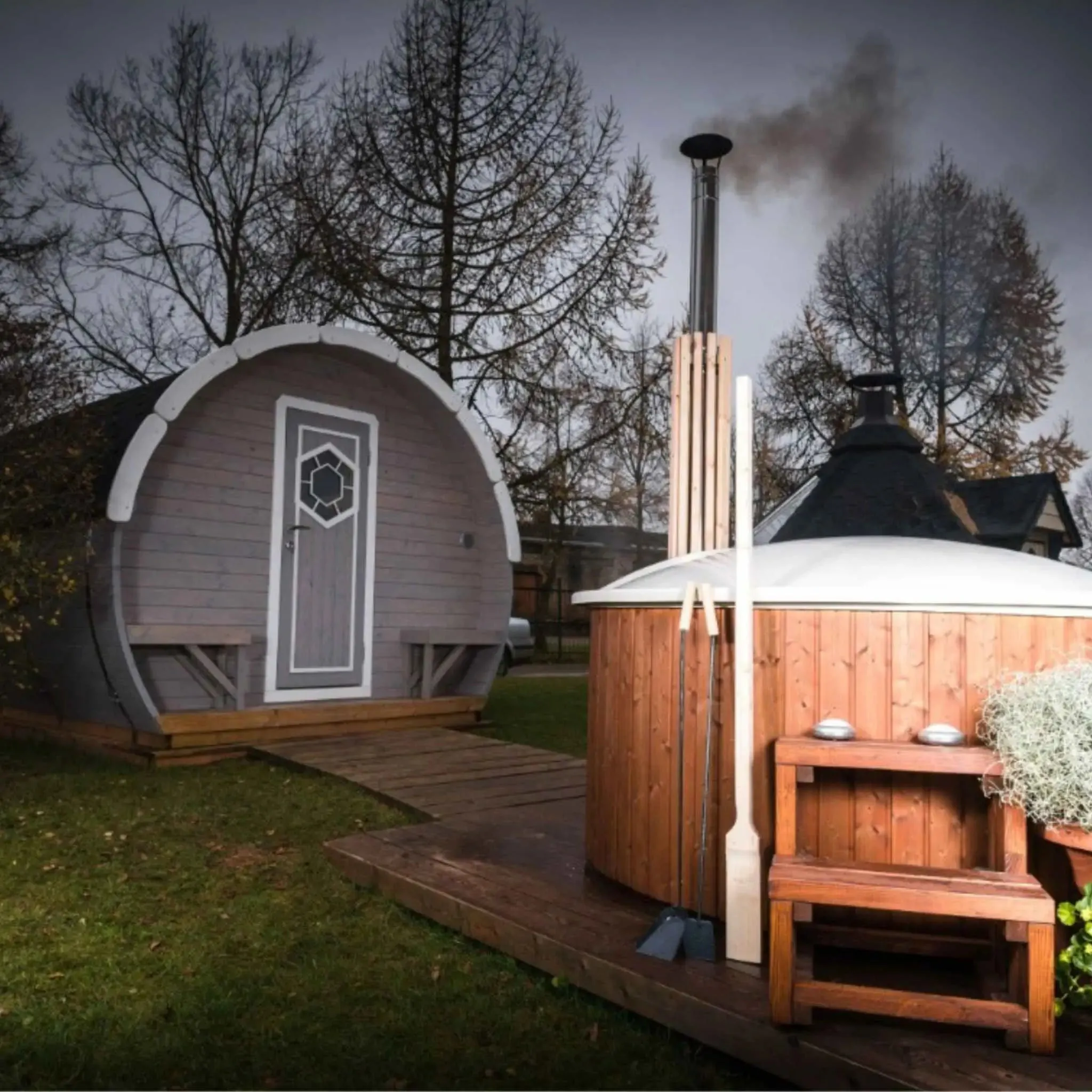 Luxury Ofuro 5-8 Person Finnish Hot Tub