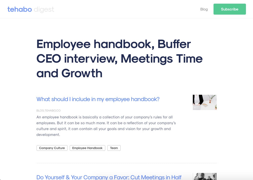 Tehabo Digest gallery image