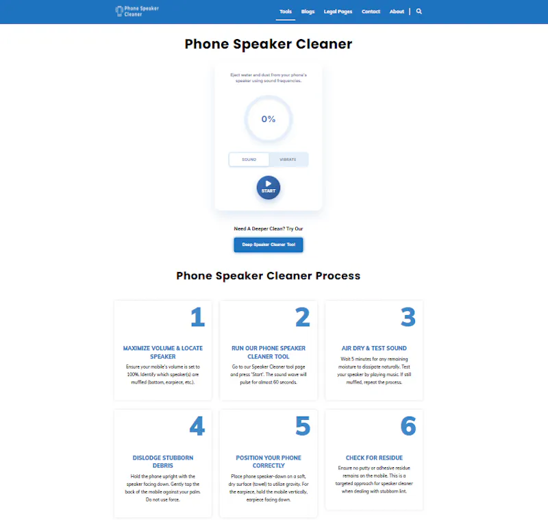 Phone Speaker Cleaner screenshot 2