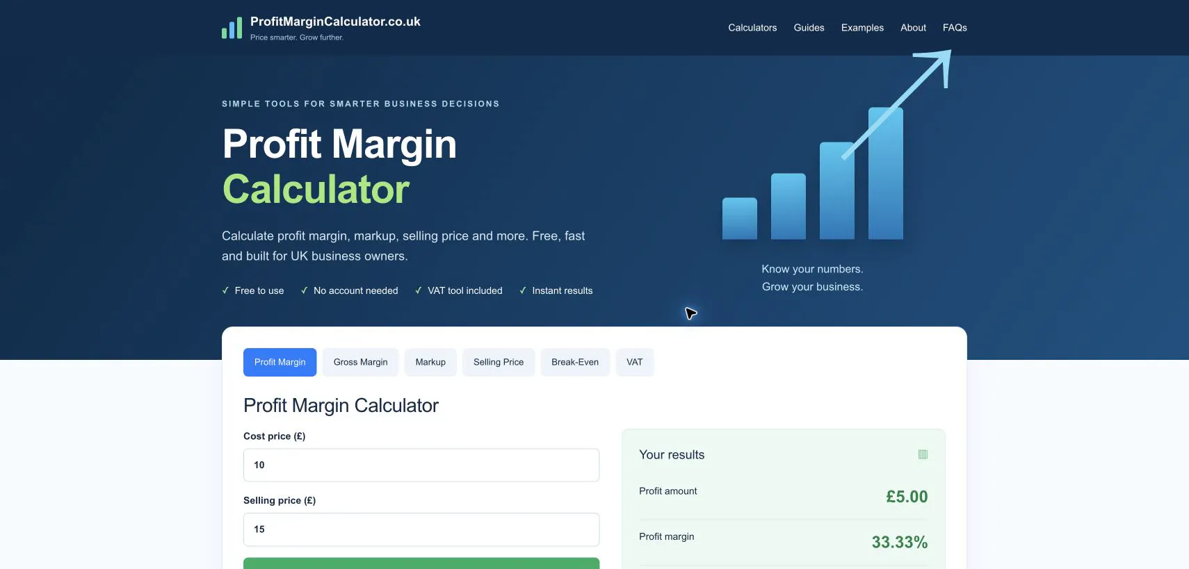 Profit Margin Calculator gallery image
