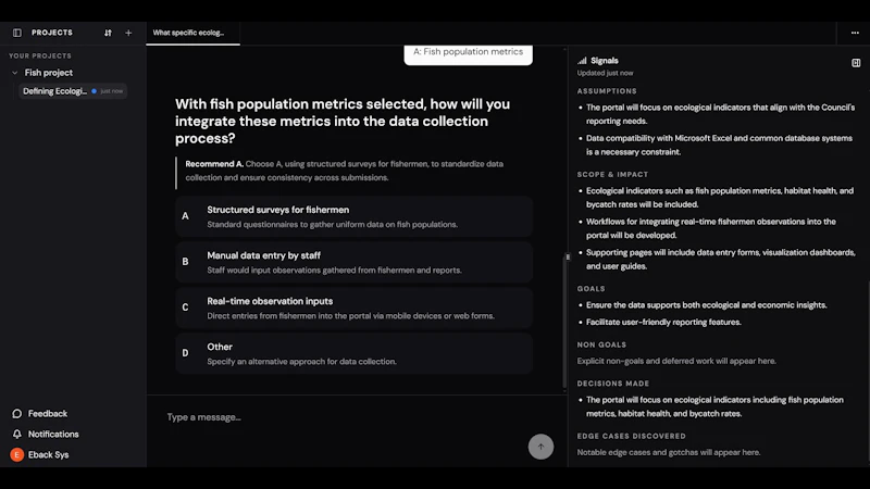 Clarify Your Ask screenshot 1 (video preview)