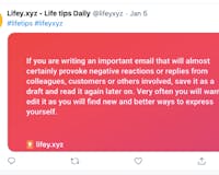 Life Tips on Twitter media 2