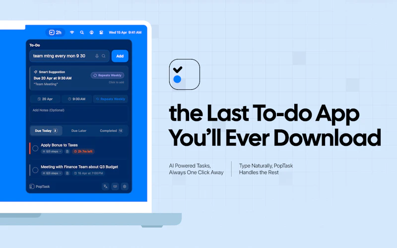 PopTask v2.0 screenshot 1