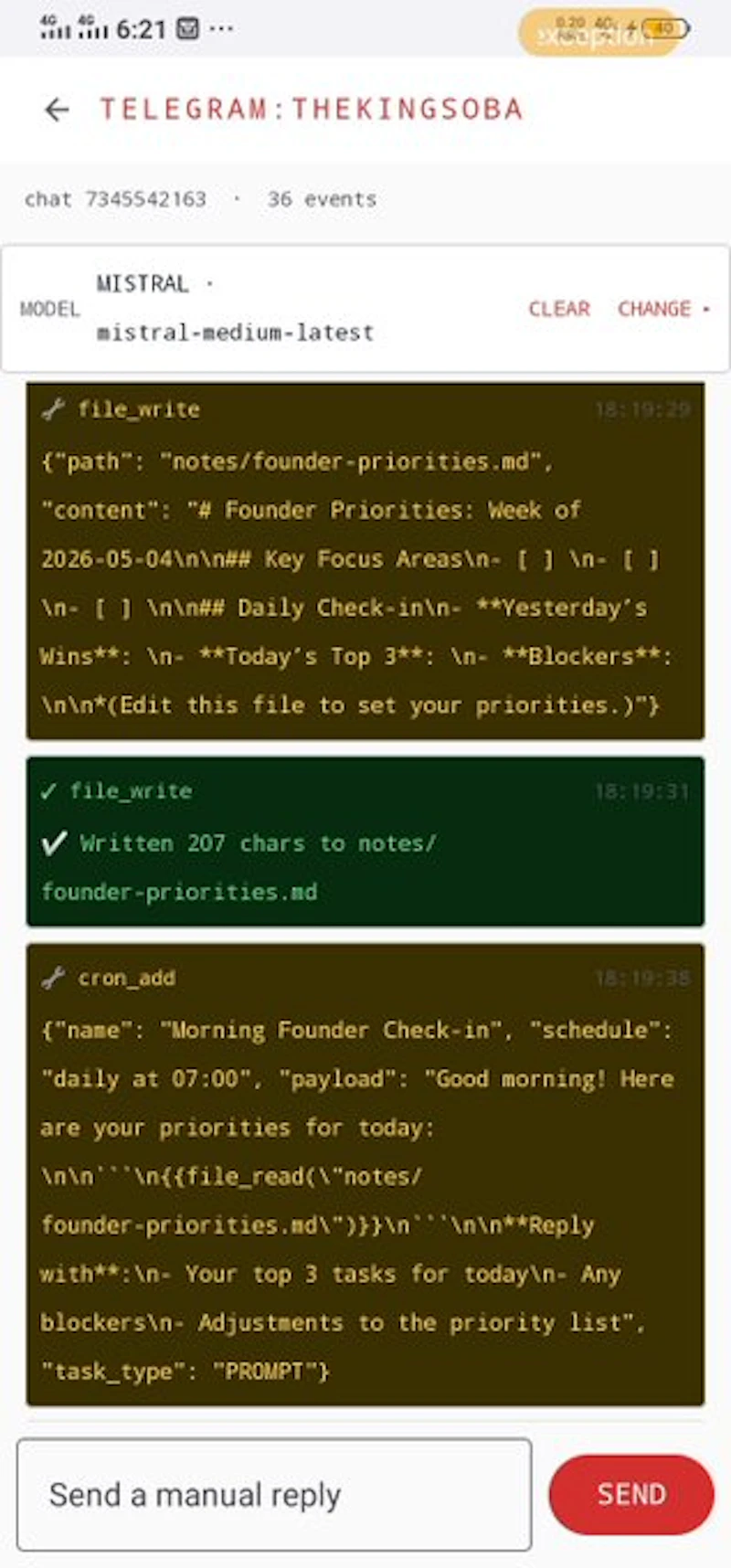 Forge OS screenshot 2