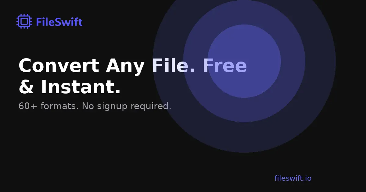 FileSwift - Free Online File Converter 项目横幅