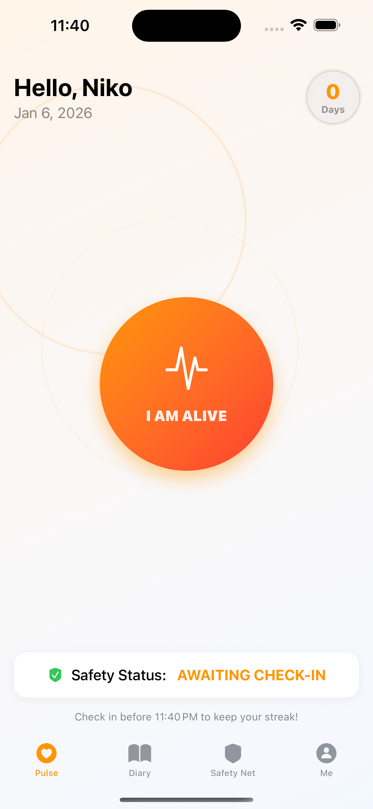 I am alive! - Screenshot 2 showing product features and functionality