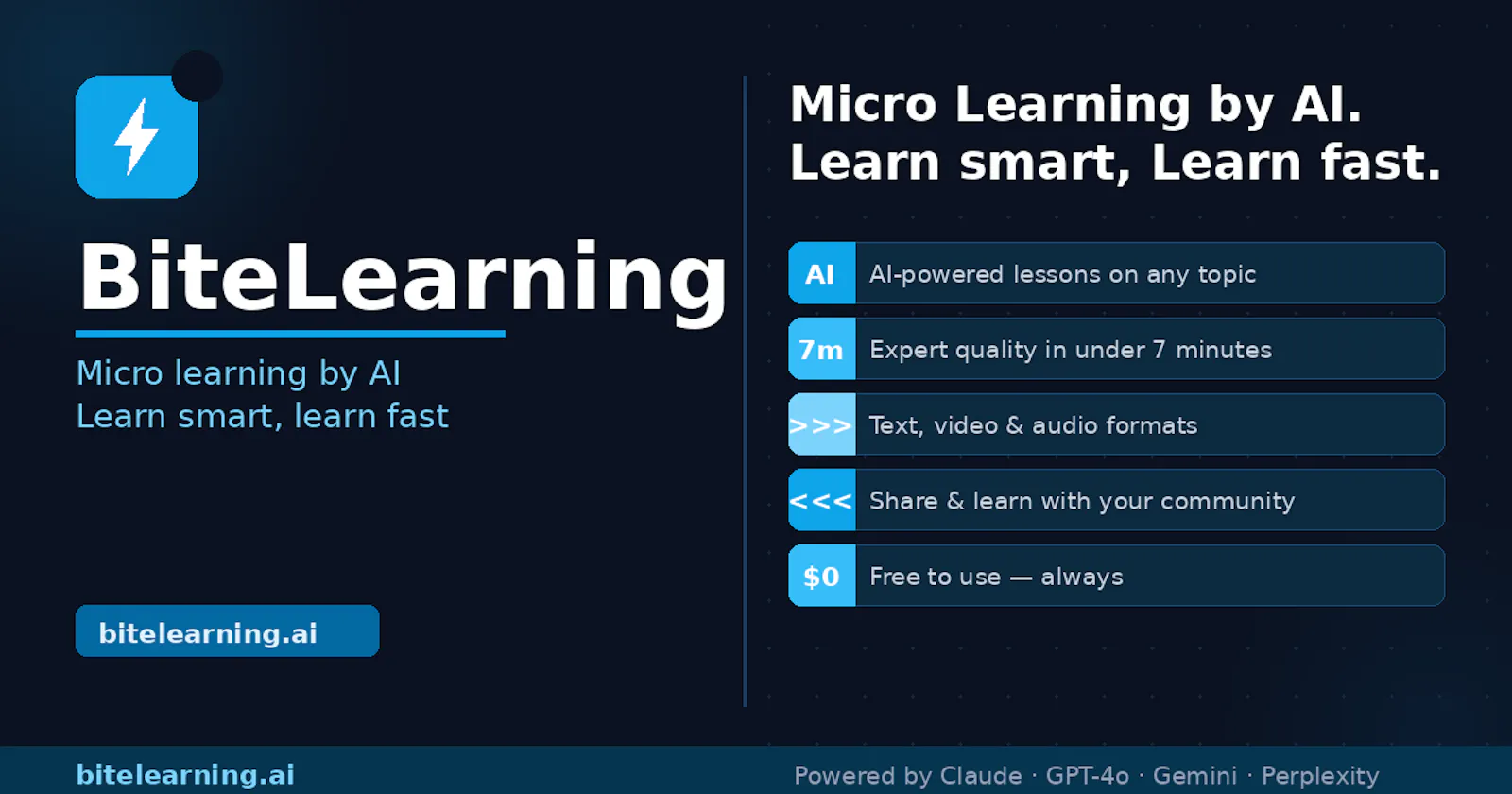 BiteLearning screenshot 1