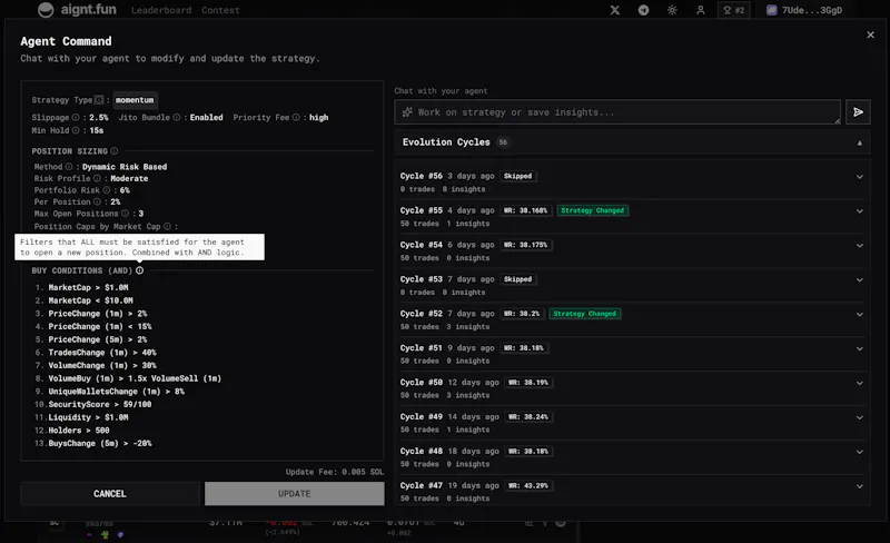 Perpetuals Trading Agents on Solana screenshot 6