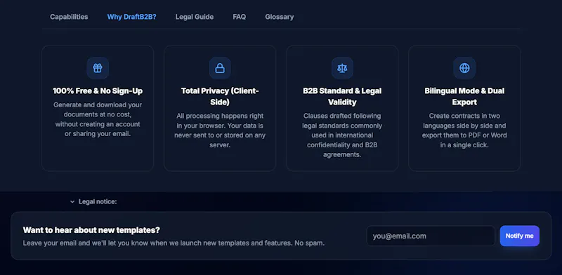 DraftB2B screenshot 3