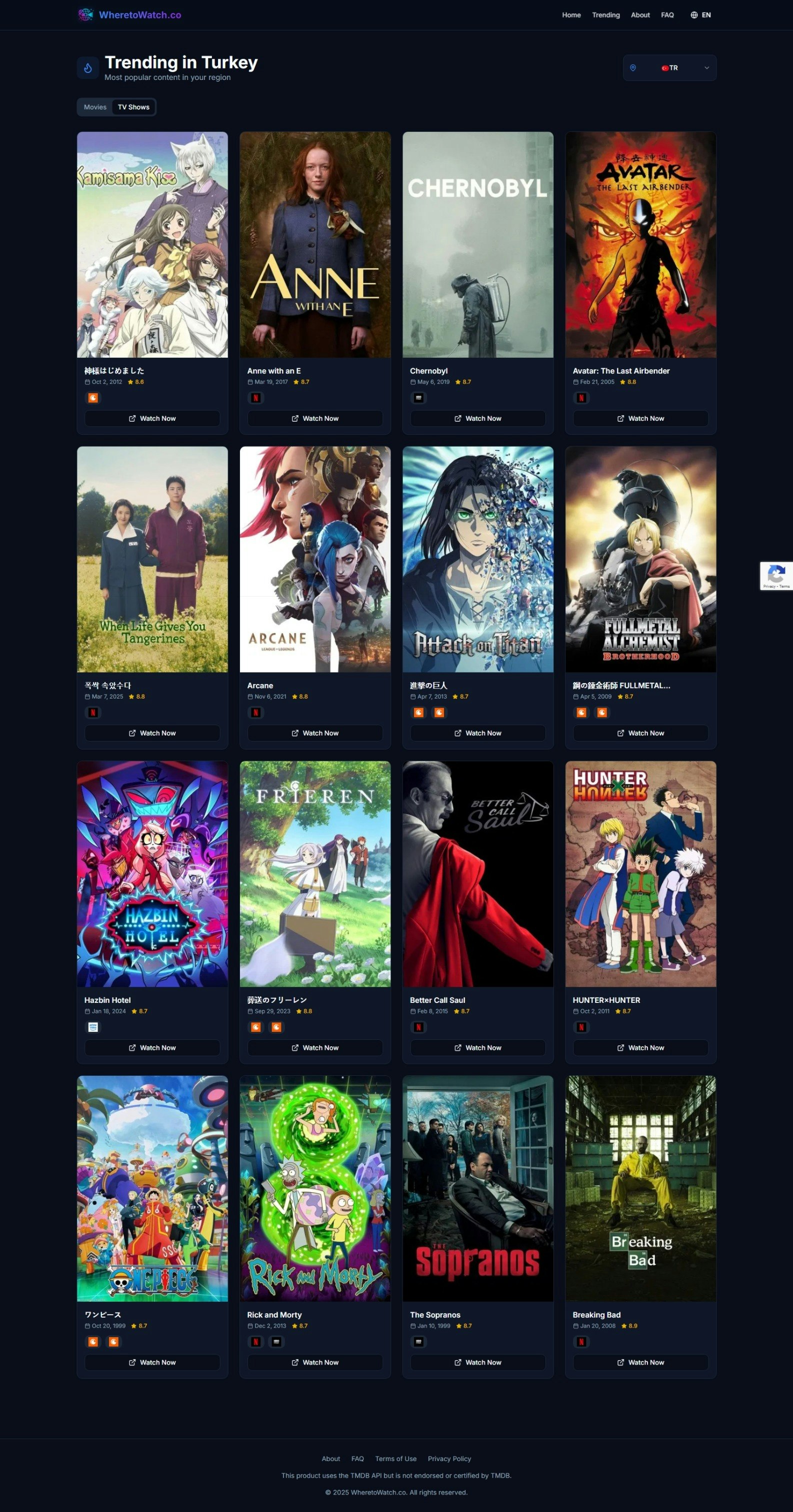 WheretoWatch.co gallery image