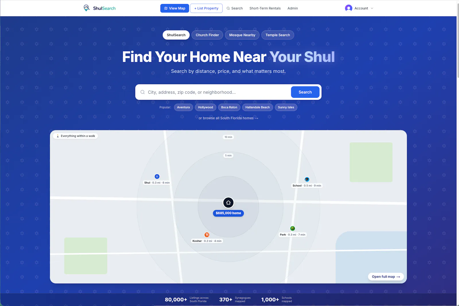 ShulSearch screenshot 2