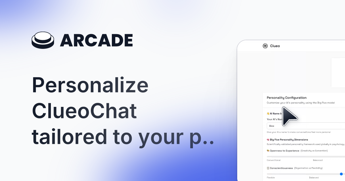 وسائط clueochat - إضفاء الطابع الشخصي على نموذج الذكاء الاصطناعى الخاص بك بناءً على شروطك 2