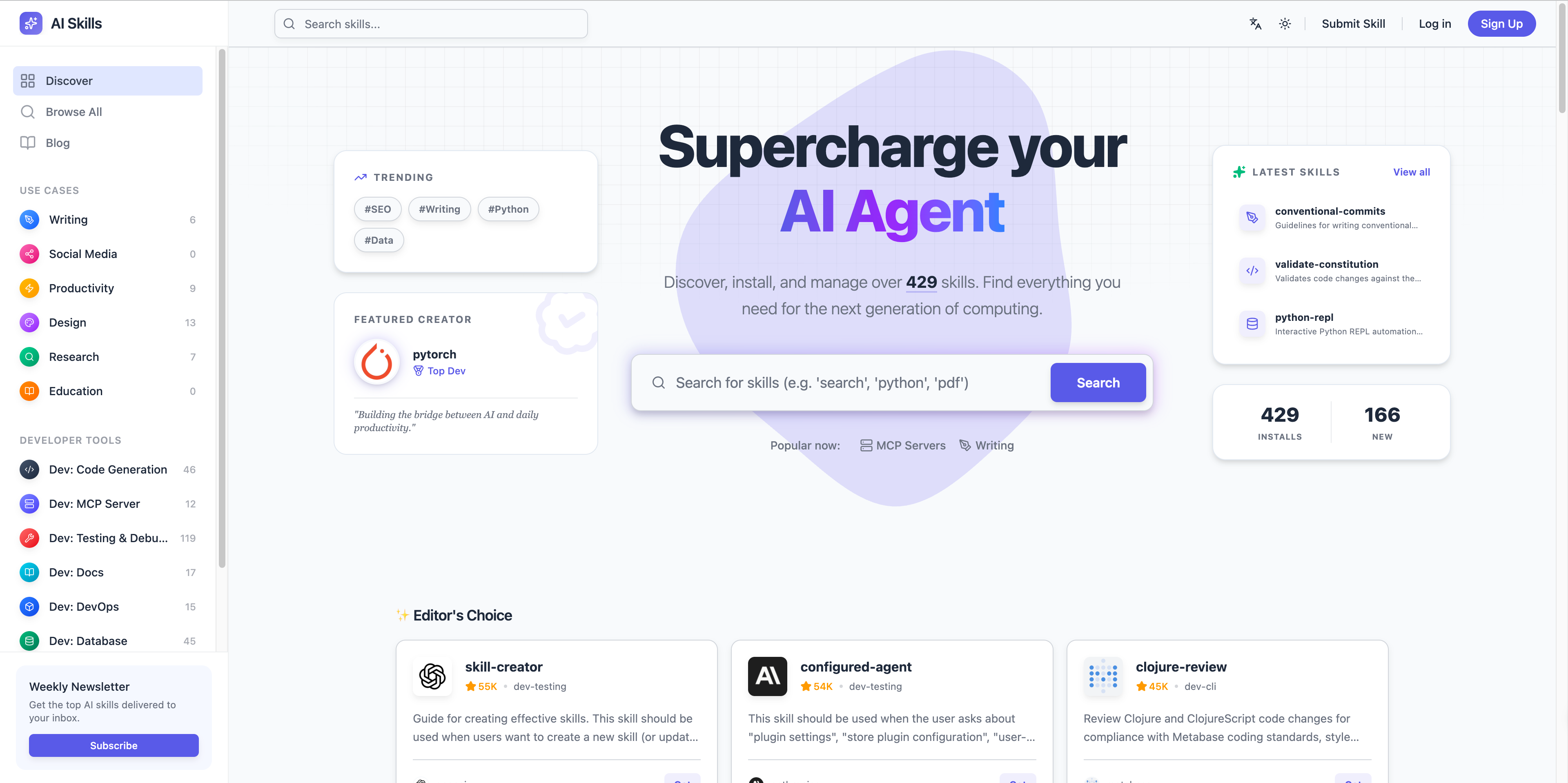 ai agent skills gallery image