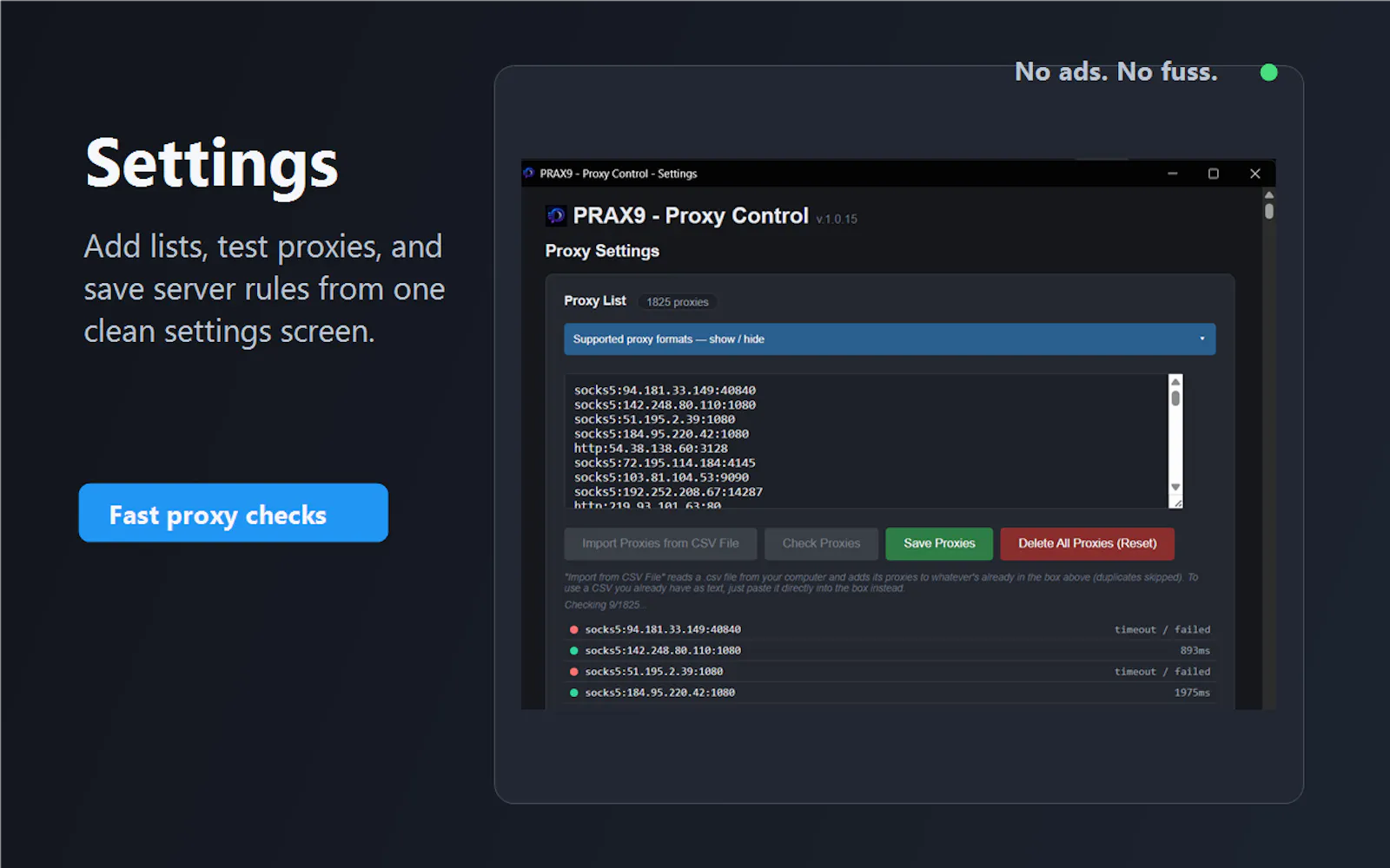 PRAX9 screenshot 3